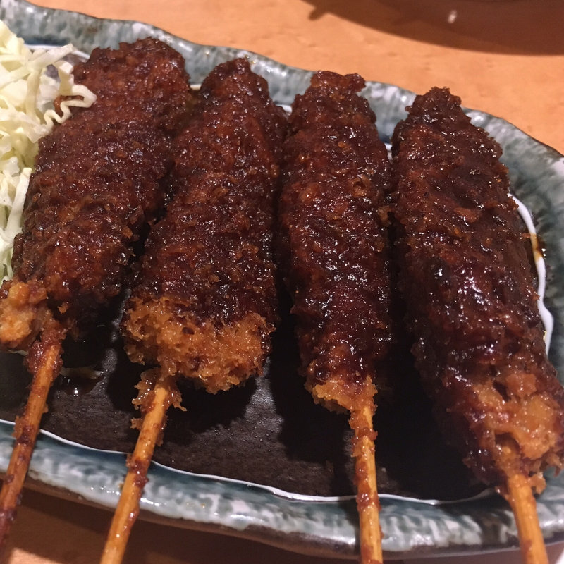 味噌串カツ(風来坊 若宮店 （ふうらいぼう）)