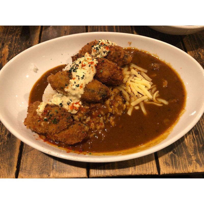 広島産大粒カキフライカレー(TWO SAM'S UP （ツーサムズアップ）)