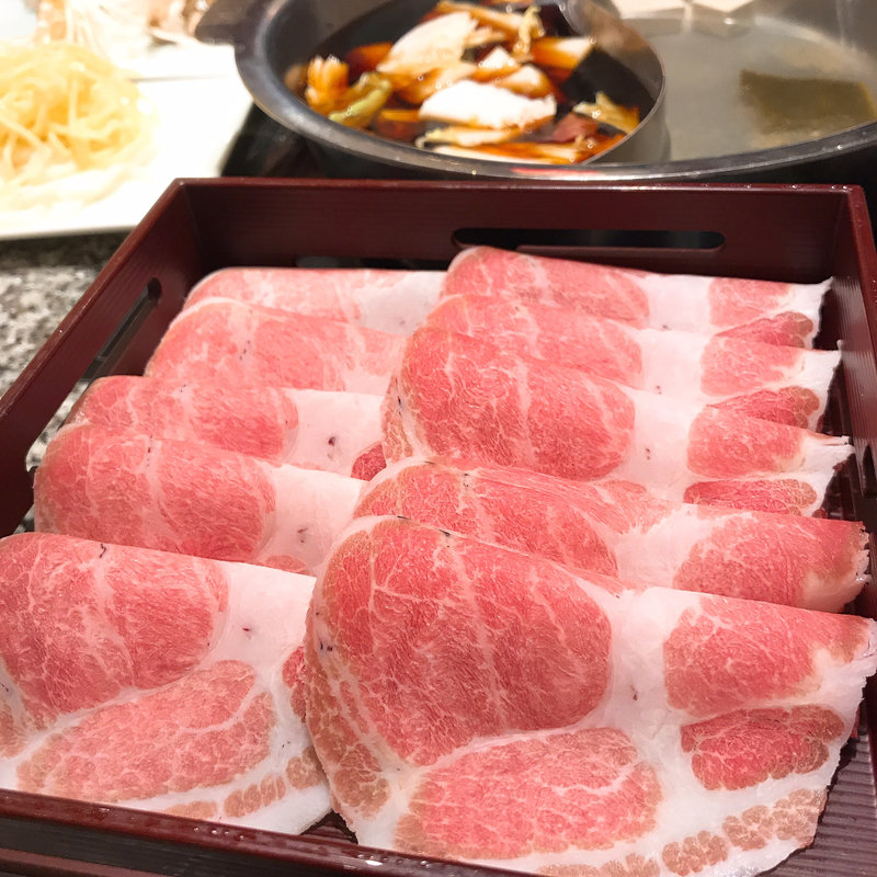 豚肉二皿セット(しゃぶしゃぶ美山 (南風原店))