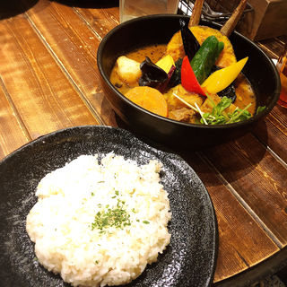 豚角煮と野菜(Rojiura Curry SAMURAI. 下北沢店)