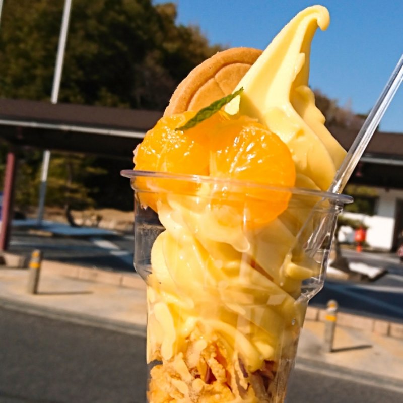 みかんソフト(岸和田SA（上り）)