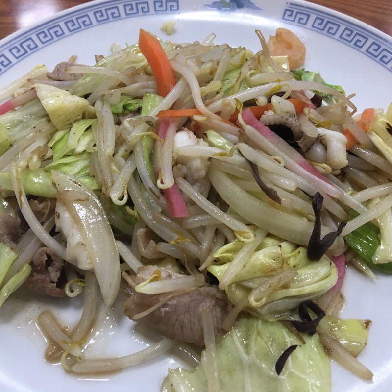 野菜炒め(湯の坂 久留米温泉)