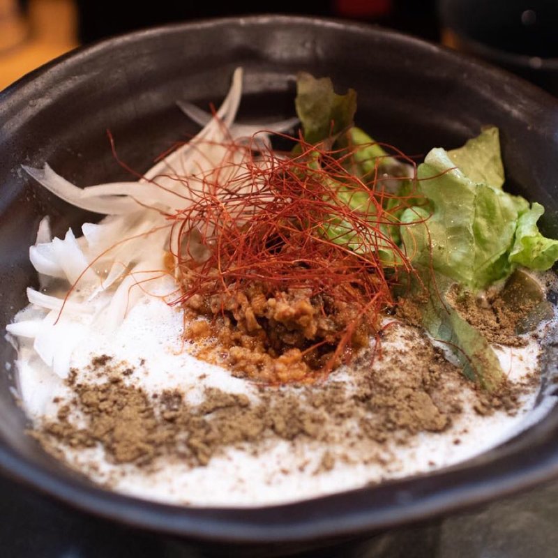 黒胡麻担々soba(和 soba 天光)
