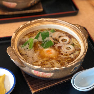鍋焼きラーメン(道の駅　かわうその里すさき )
