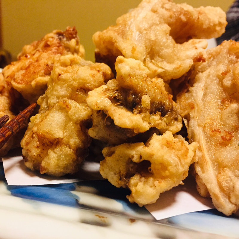 河豚の唐揚げ(山映 )