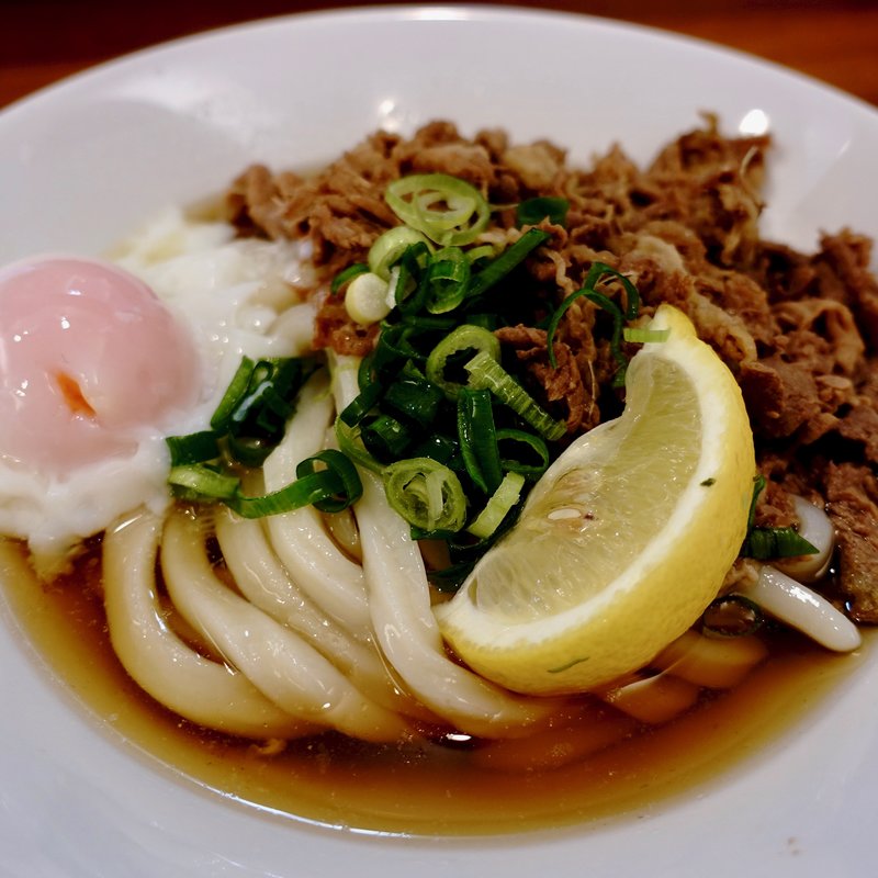 牛肉ぶっかけうどん（冷）(火入れ研究所)