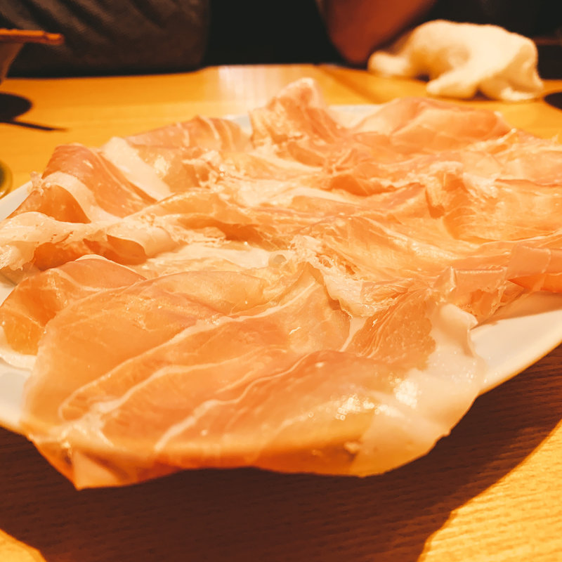 生ハム(饂飩ト酒 maru-gin)