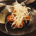 肉団子の甘酢あんかけ(金町製麺)