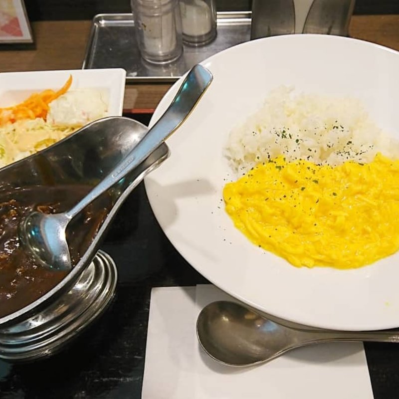 オムハヤシ(湯〜とぴあ宝 オープンカフェ)