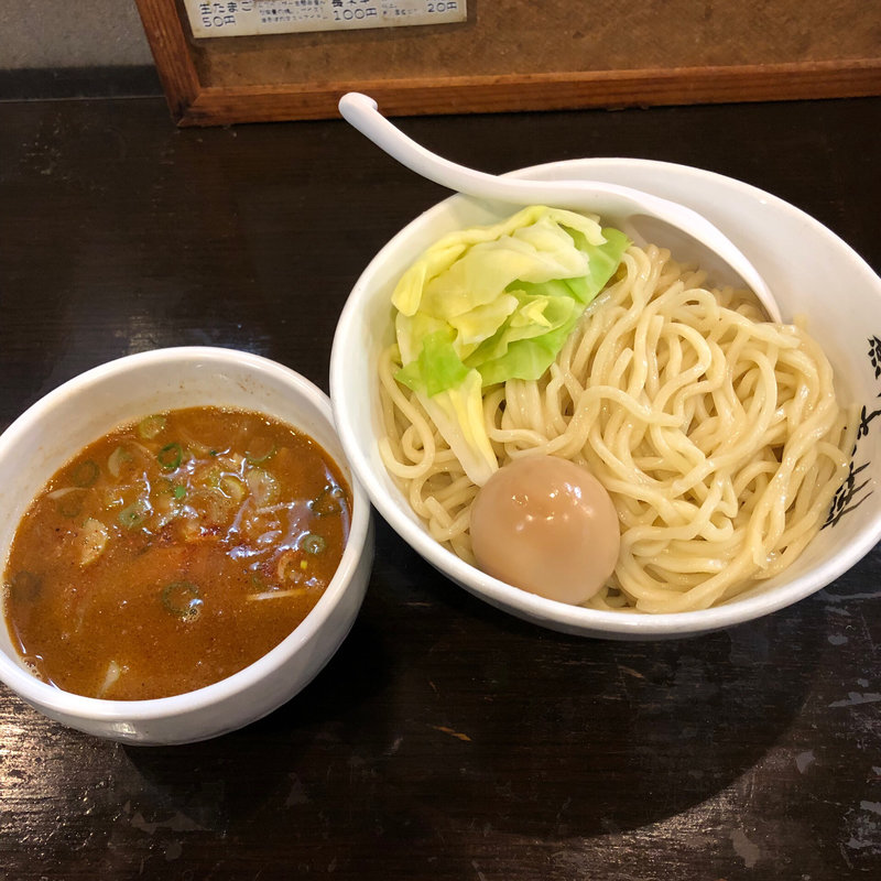 辛つけ麺(煮干しラーメン青樹)