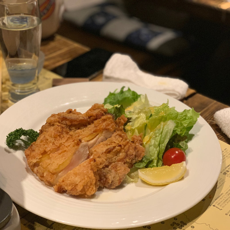 比内地鶏の豪華唐揚げ(なまはげ 銀座店)