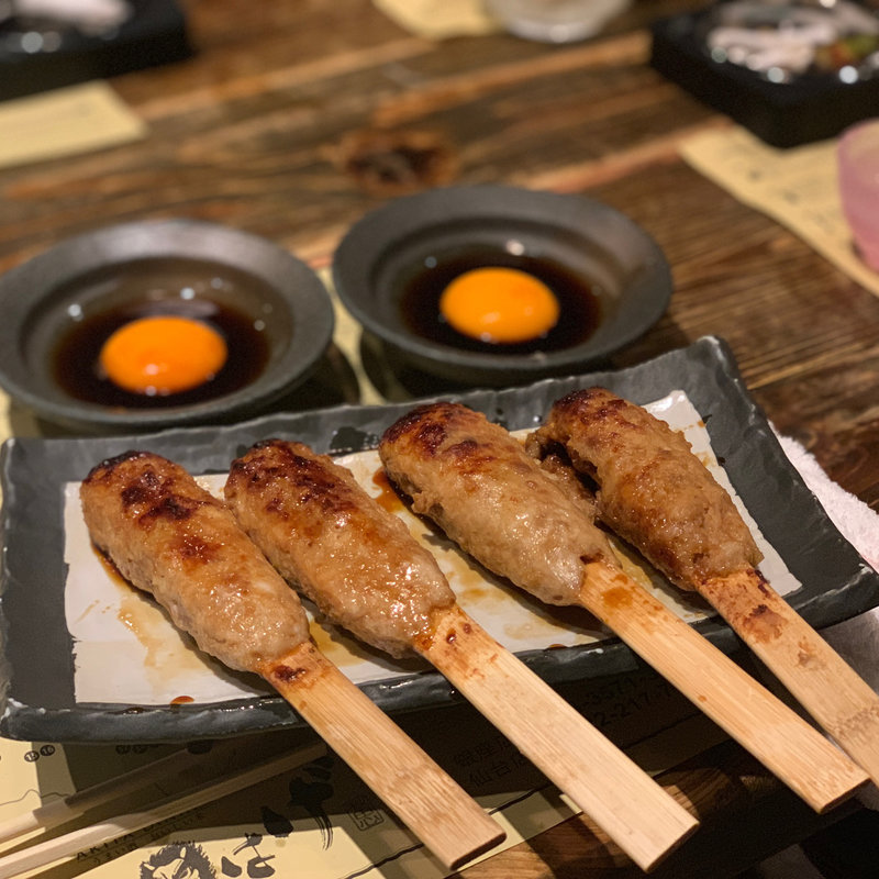 比内地鶏のつくね(なまはげ 銀座店)