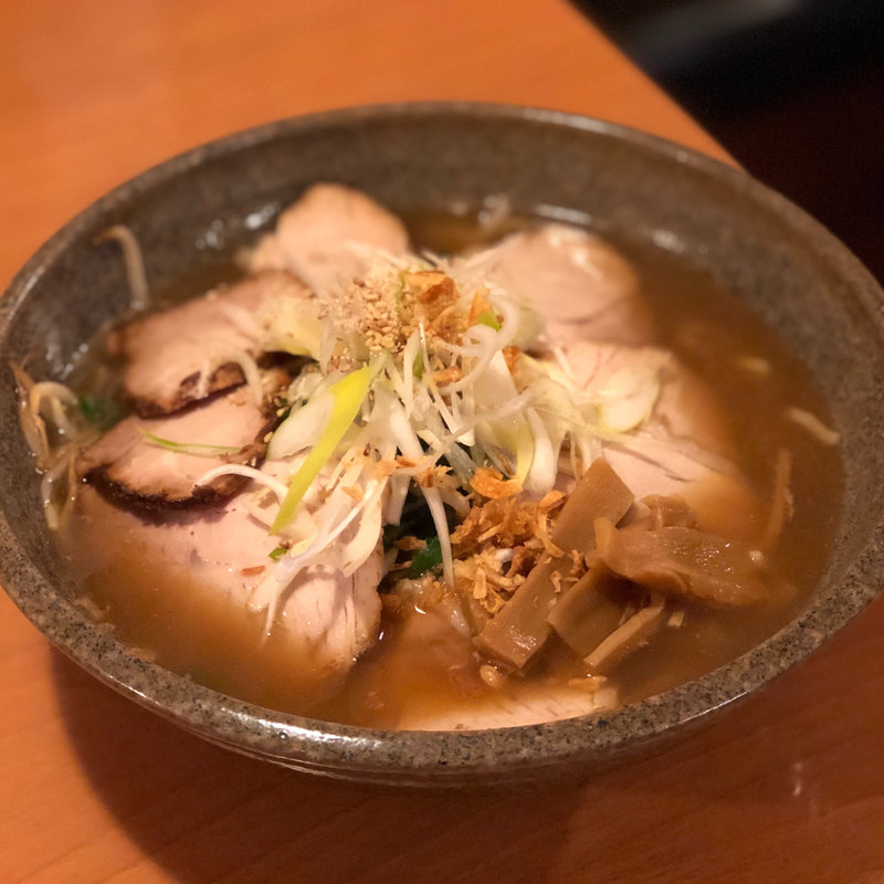 ニラもやし麺 チャーシュートッピング(きんしゃい亭＆たぶきん 柳都大橋南店 )