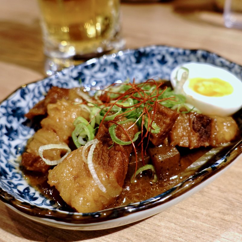 牛すじ土手煮(天ぷら海鮮と釜飯 米福 あべのルシアス店)