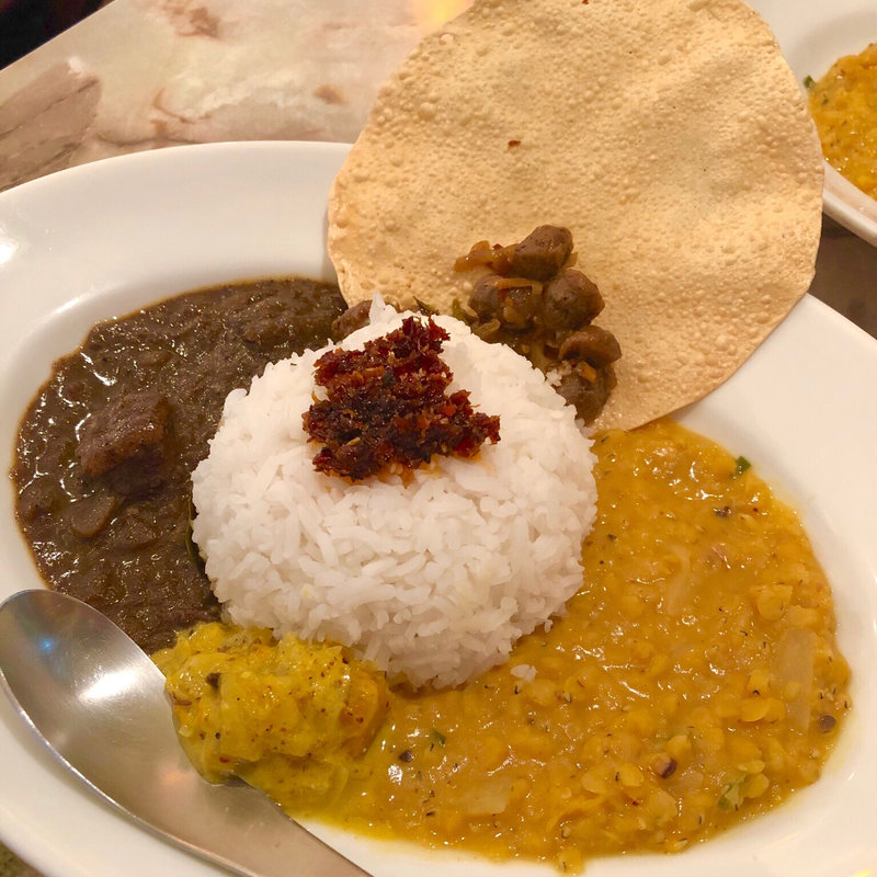 スリランカワンプレートランチ(アチャラ・ナータ)