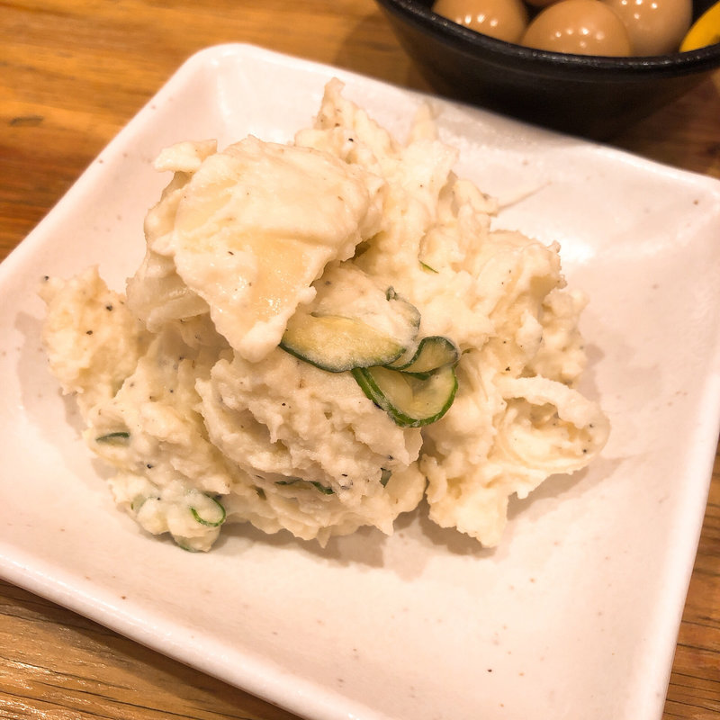 自家製ポテトサラダ(高知名物屋台餃子 一屋)