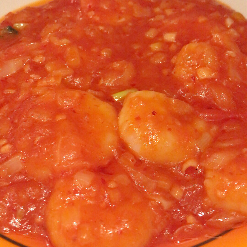 エビチリ定食(銀座ブルーリリー ステーキ チャイニーズレストラン)