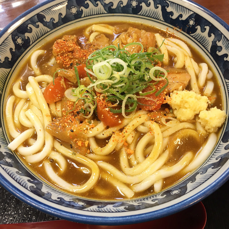 スパイシーチキンカレーうどん(麦の城 )
