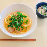 オリーブラーメン 塩 (〆リゾット用ご飯付き)(サン・オリーブ )