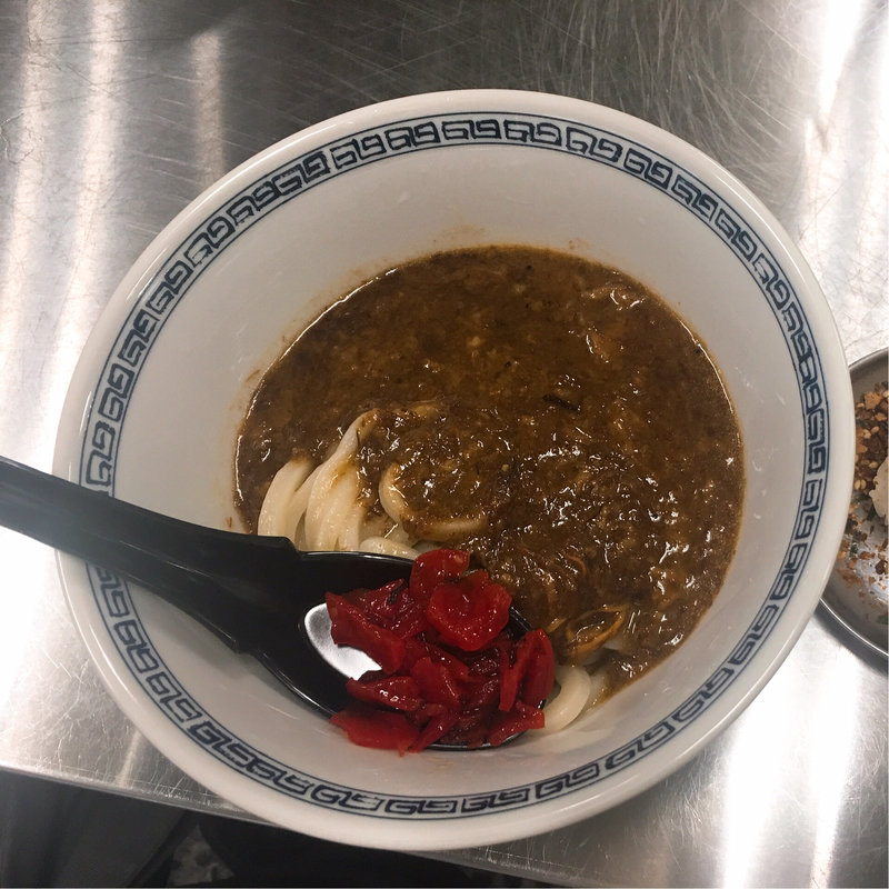 カレーうどん(肉うどん とよ田)