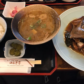 カンパチかぶと煮定食(のんき亭)