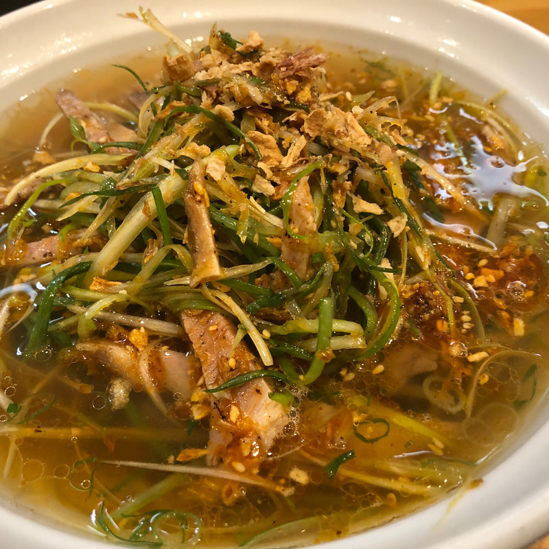 ネギそば(大阪麺哲 （メンテツ）)