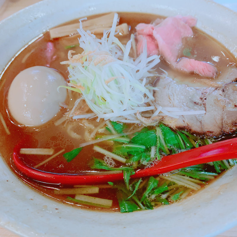 味玉入り 焼きあご塩らー麺(焼きあご塩らー麺 たかはし )