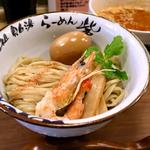 海老潮つけ麺(らーめん砦 寺田町)