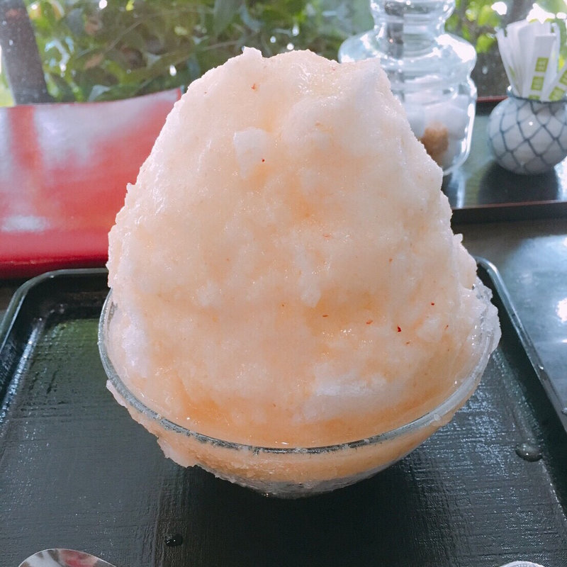 もも氷(古の花 （いっぷく処　古の花）)