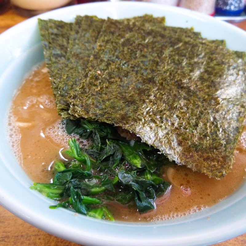 のり増しラーメン(横浜ラーメン武蔵家 船橋店 )