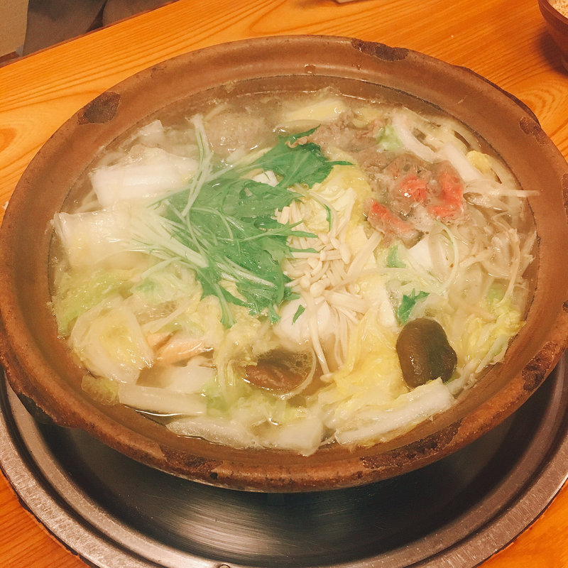 国見山ちゃんこ(塩味)(鍋料理 ちゃんこ巴潟 両国店)