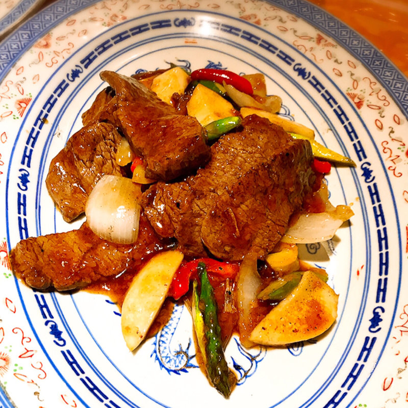 厳選牛ヒレ肉のオイスターソース炒め(家座冨 （家座冨 カザフ）)