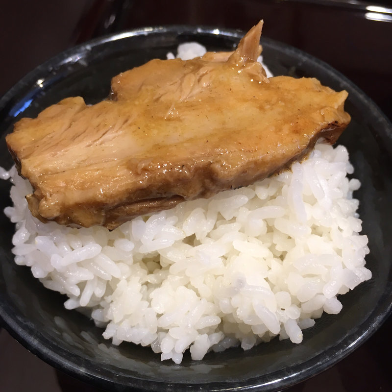 小ライス(二代目 極煮干し本舗 すすきの店)