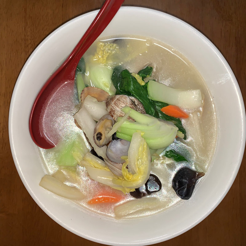 アサリタンメン(中華料理 晴晴居酒屋)