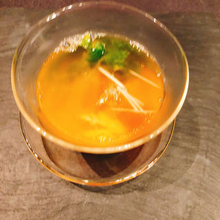 燕の巣と菜の花の上湯スープ(mal D'amour)