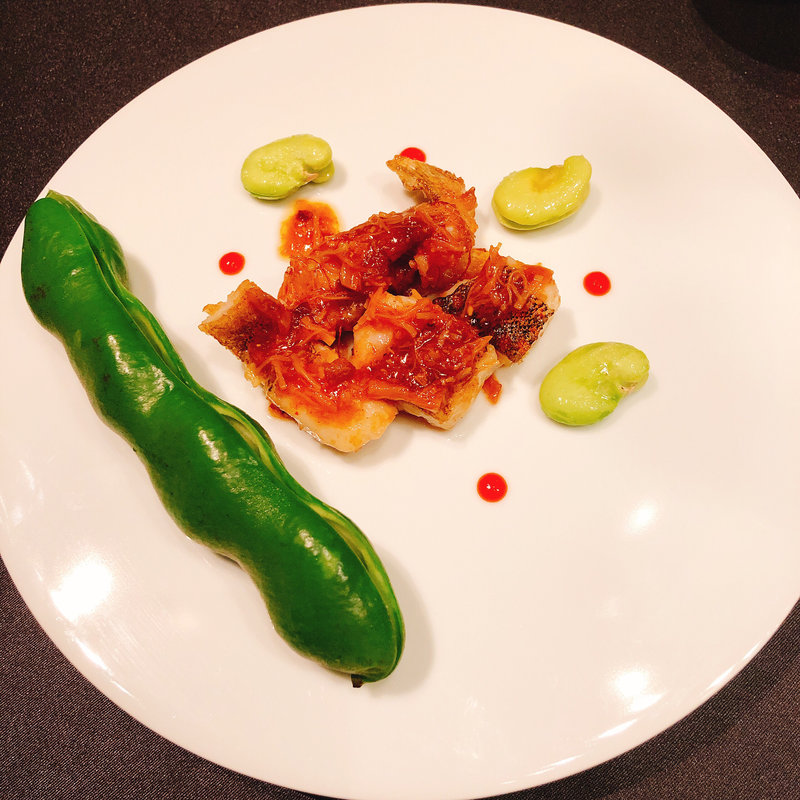 キンキそら豆炒め(mal D'amour)