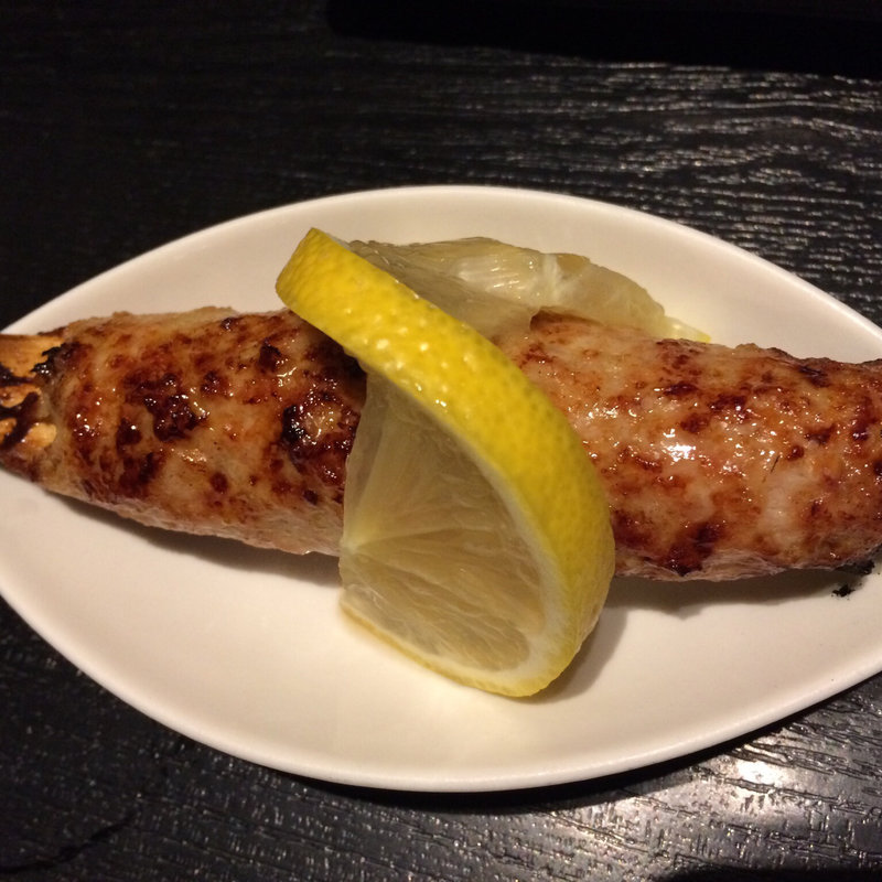 つくね 塩レモン(比内地鶏炭火焼 ひない)