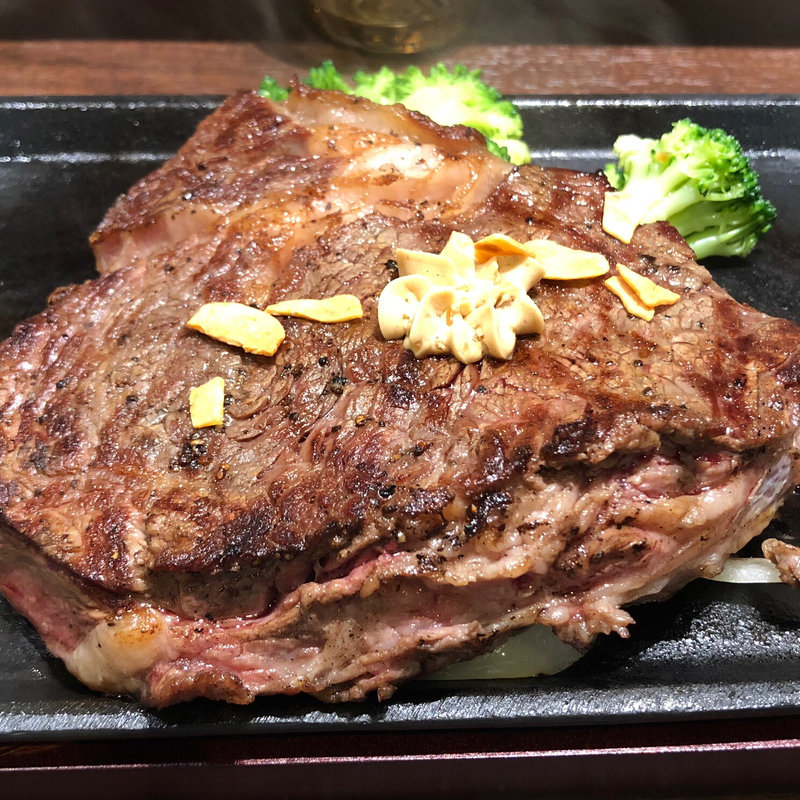 リブロースステーキ400g(いきなりステーキ 山形東根店)