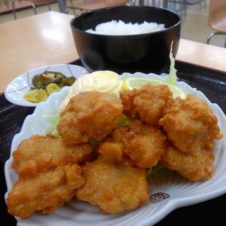 鶏唐揚げ定食(前沢サービスエリア（下り線）レストラン )