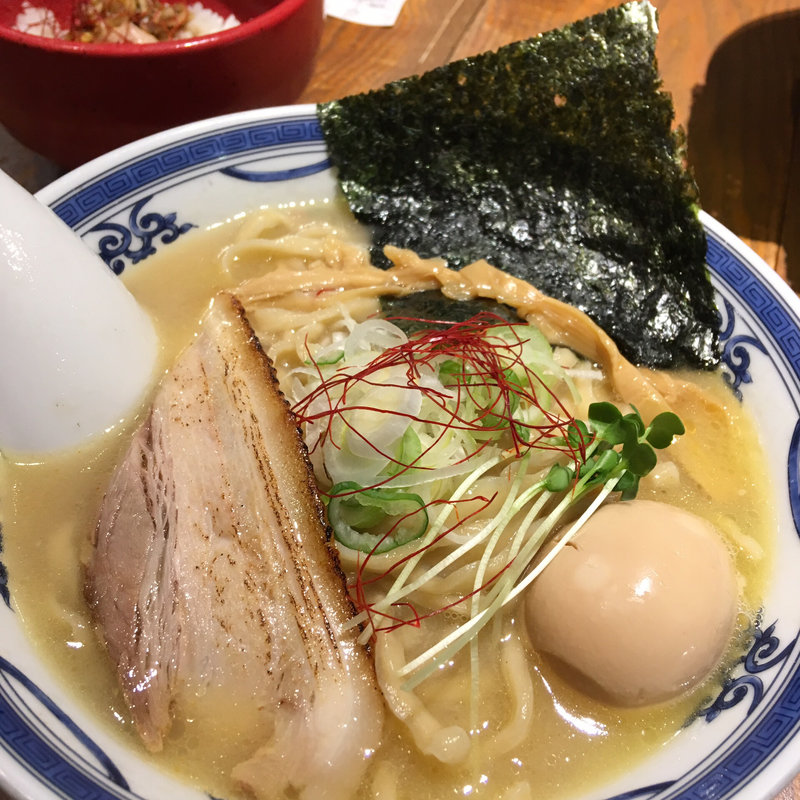 鶏白湯 味玉らーめん(つけ麺や 武双)