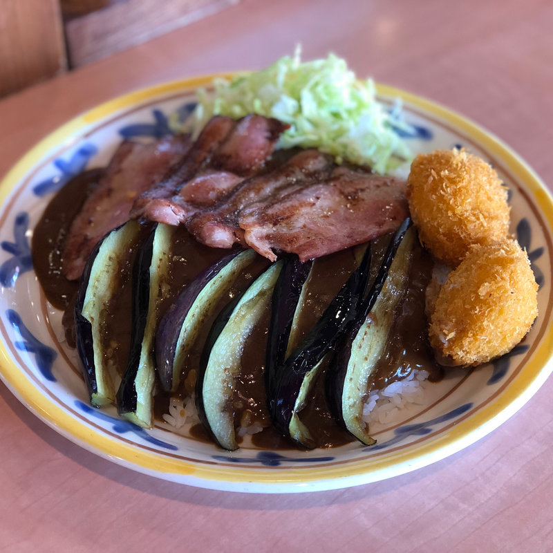 ターバンカレー なす ベーコン クリームコロッケトッピング(ターバンカレー 須坂インター店 )