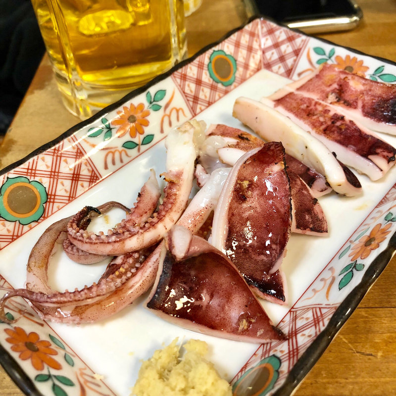 イカの一夜干し(酒津屋 中店)