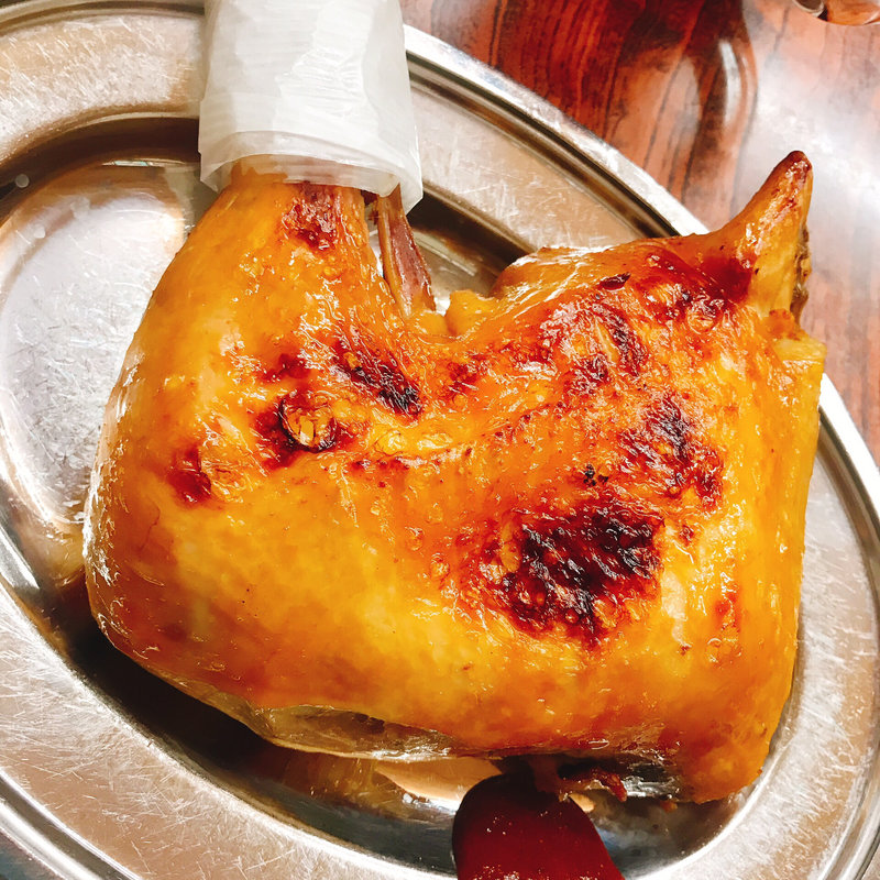 ももオイル焼き(犬丸とり料理)