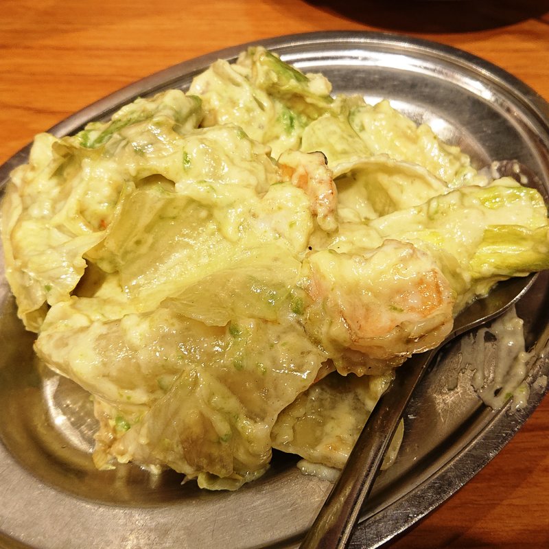 エビとアボカドマヨネーズ焼(鉄板酒場 鐵一 溝の口店)