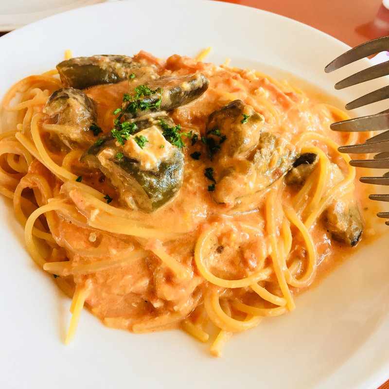 スパゲティ アッラ パルティノベ(トラットリア プリモ （TRATTORIA PRIMO）)