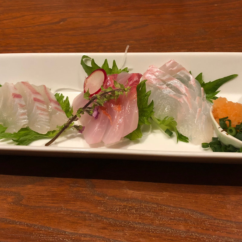 白身刺3点盛(旬菜創心 膳)