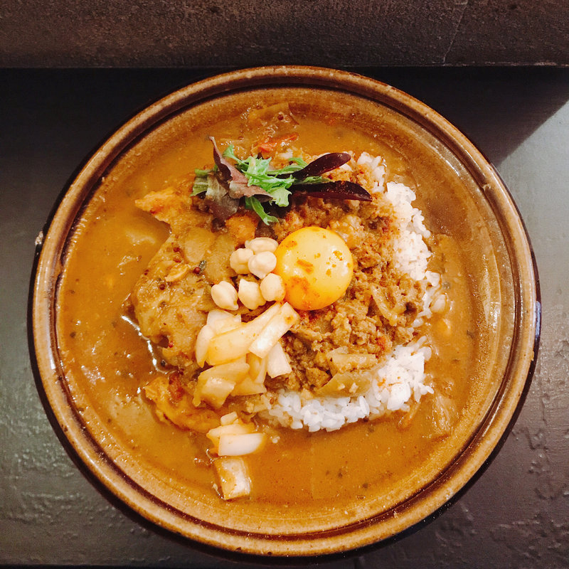 SPICE  Chiken CURRY&キーマCURRYのあいがけ(SPICE POST)