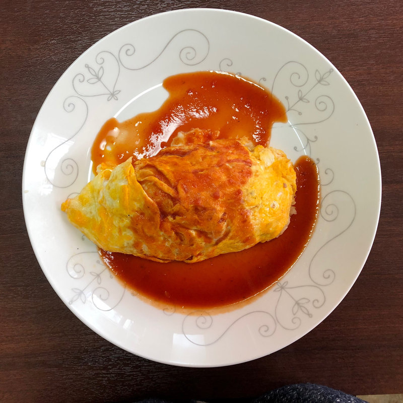 シンプルオムライス(洋食専門店くろくろ)