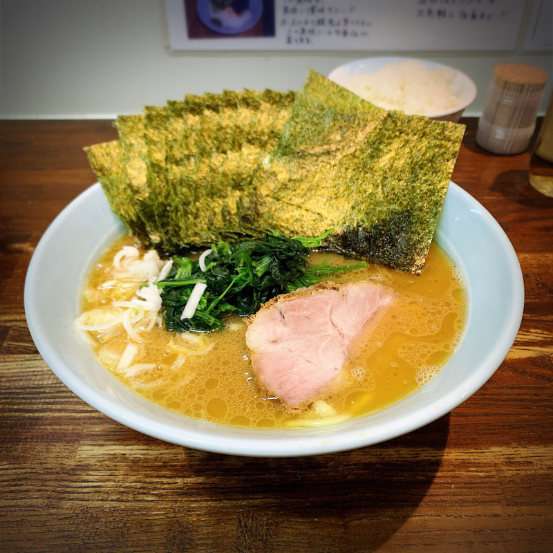 のりラーメン(横浜家系　侍 （さむらい）)
