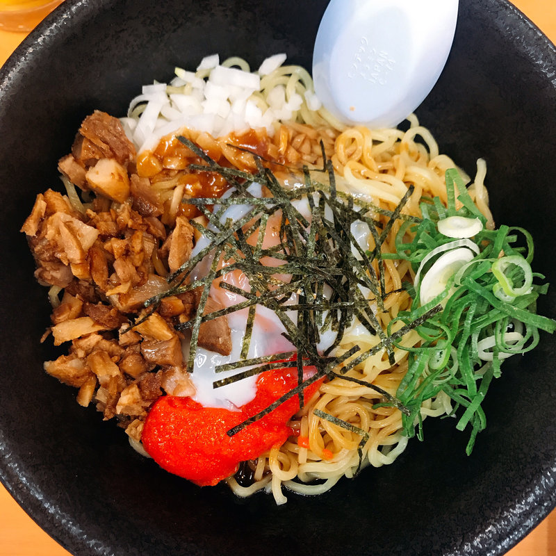 スペシャル油そば(一麺亭 浜口店)